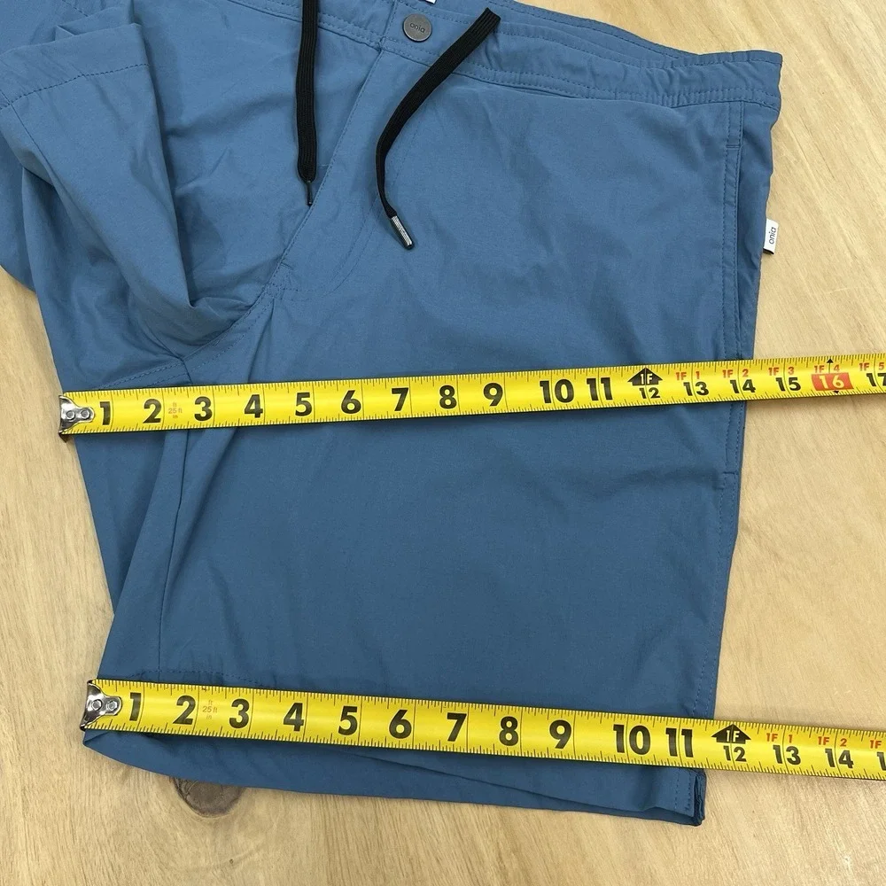 Onia The Calder Swim‎ Trunks Lined Shorts Mens 36x7 Blue Performance Drawstring - Picture 5 of 14